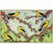 Olivia's Home Home Decorative Indoor Outdoor Accent Rug Goldfinches - 22" X 32"